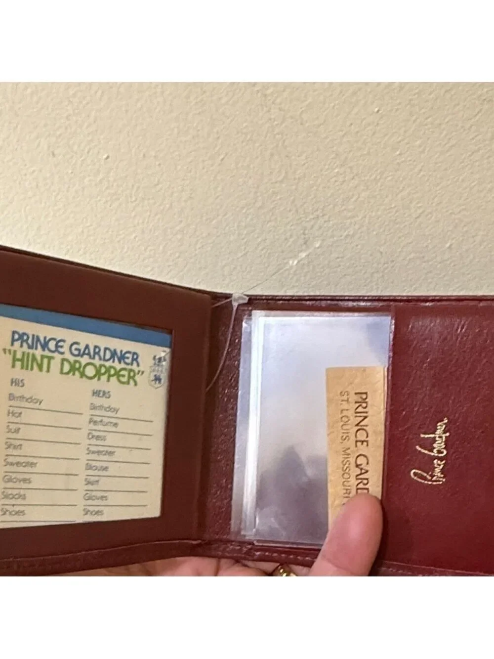 PRINCE GARDNER elegant burgundy